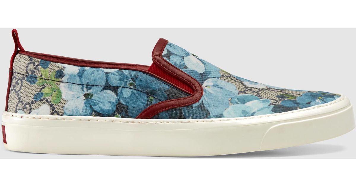 Gucci bloom hotsell slip on sneakers